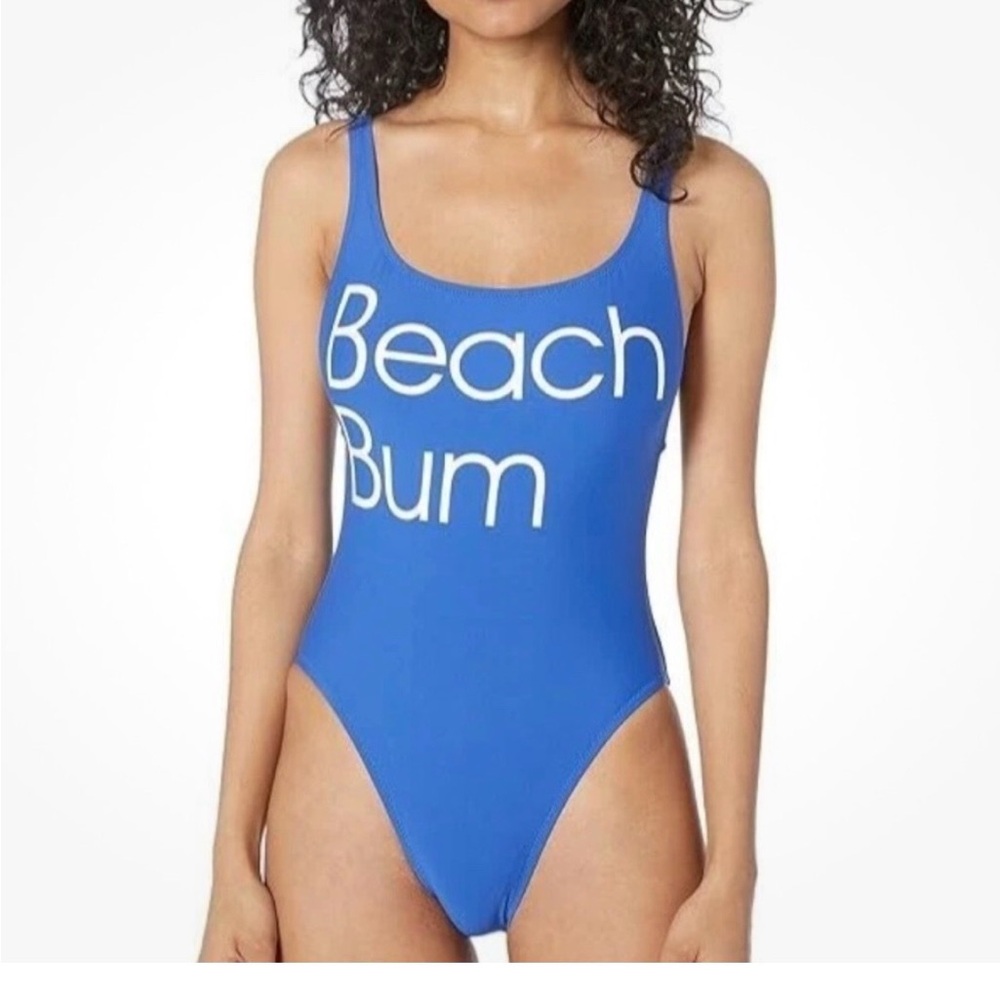 J. Crew Blue Beach Bum One Piece Swimsuit size 14 brand new with tags